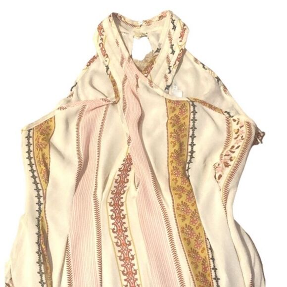 Astr The Label Kristi Halter Midi Dress Cream Small - Picture 6 of 9